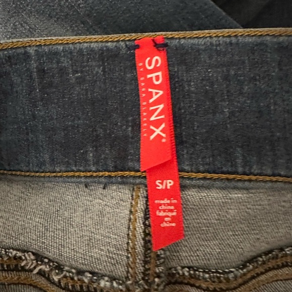 Spanx Dark Denim Skinny Women's Blue Jeans Size Small - Picture 9 of 11